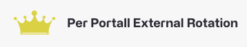 Per Portall External Rotation